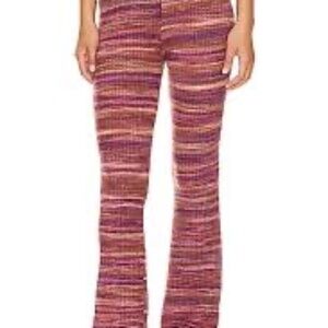 L*Space Sundown Space Dye Demi Yoga Flare Pant Large